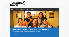 Desktop Screenshot of disorderdrama.org